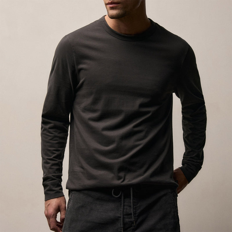 Heavy Luxe Jersey Long Sleeve in Magma | James Perse Los Angeles