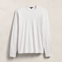 Heavy Luxe Jersey Long Sleeve in White | James Perse Los Angeles