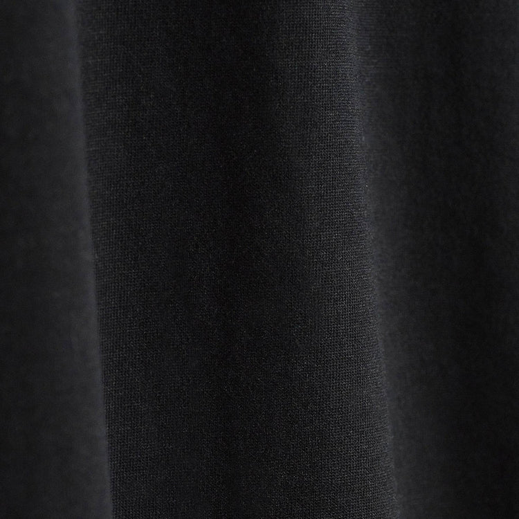 Heavy Luxe Jersey Long Sleeve Polo in Black | James Perse Los Angeles