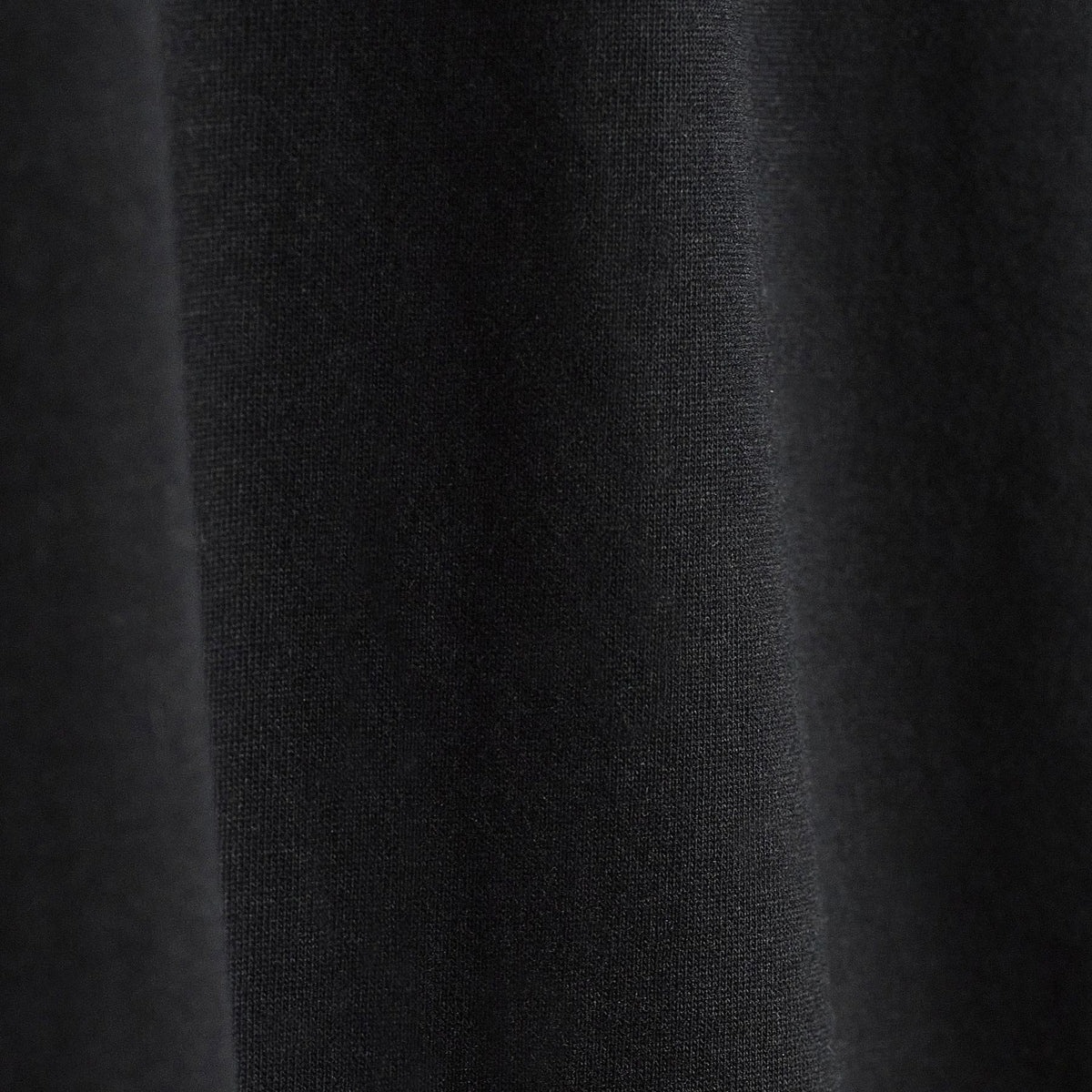 Heavy Luxe Jersey Long Sleeve Polo in Black | James Perse Los Angeles