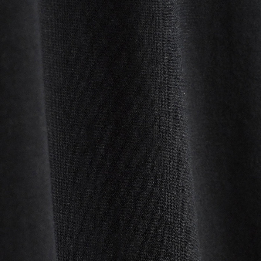 Heavy Luxe Jersey Long Sleeve Polo in Black | James Perse Los Angeles