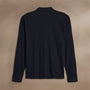 Heavy Luxe Jersey Long Sleeve Polo  in French Navy | James Perse Los Angeles