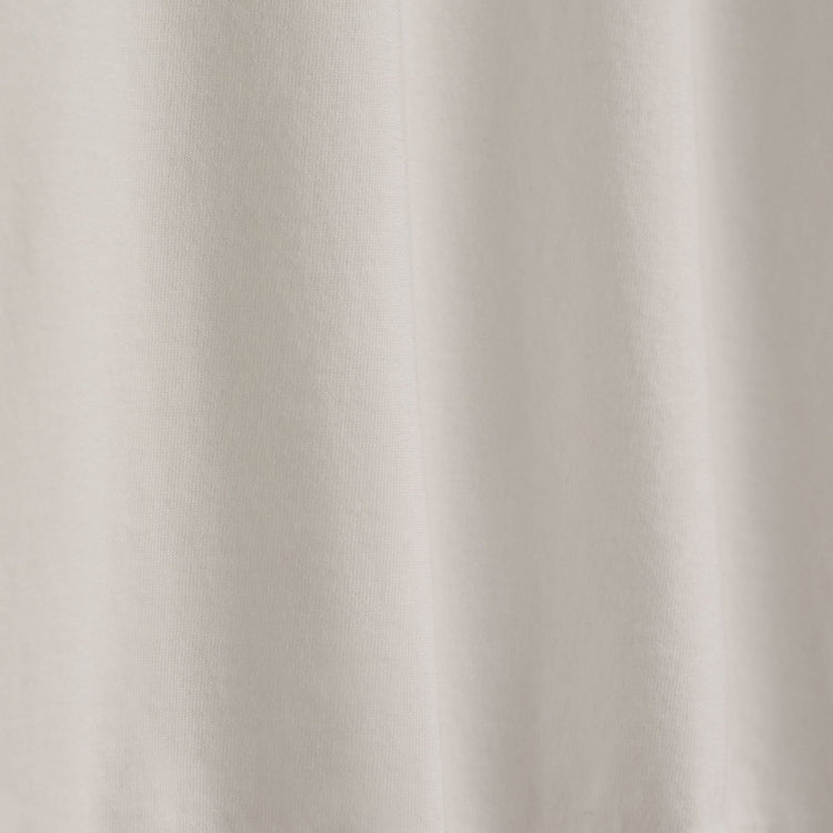 Heavy Luxe Jersey Long Sleeve Polo  in White | James Perse Los Angeles