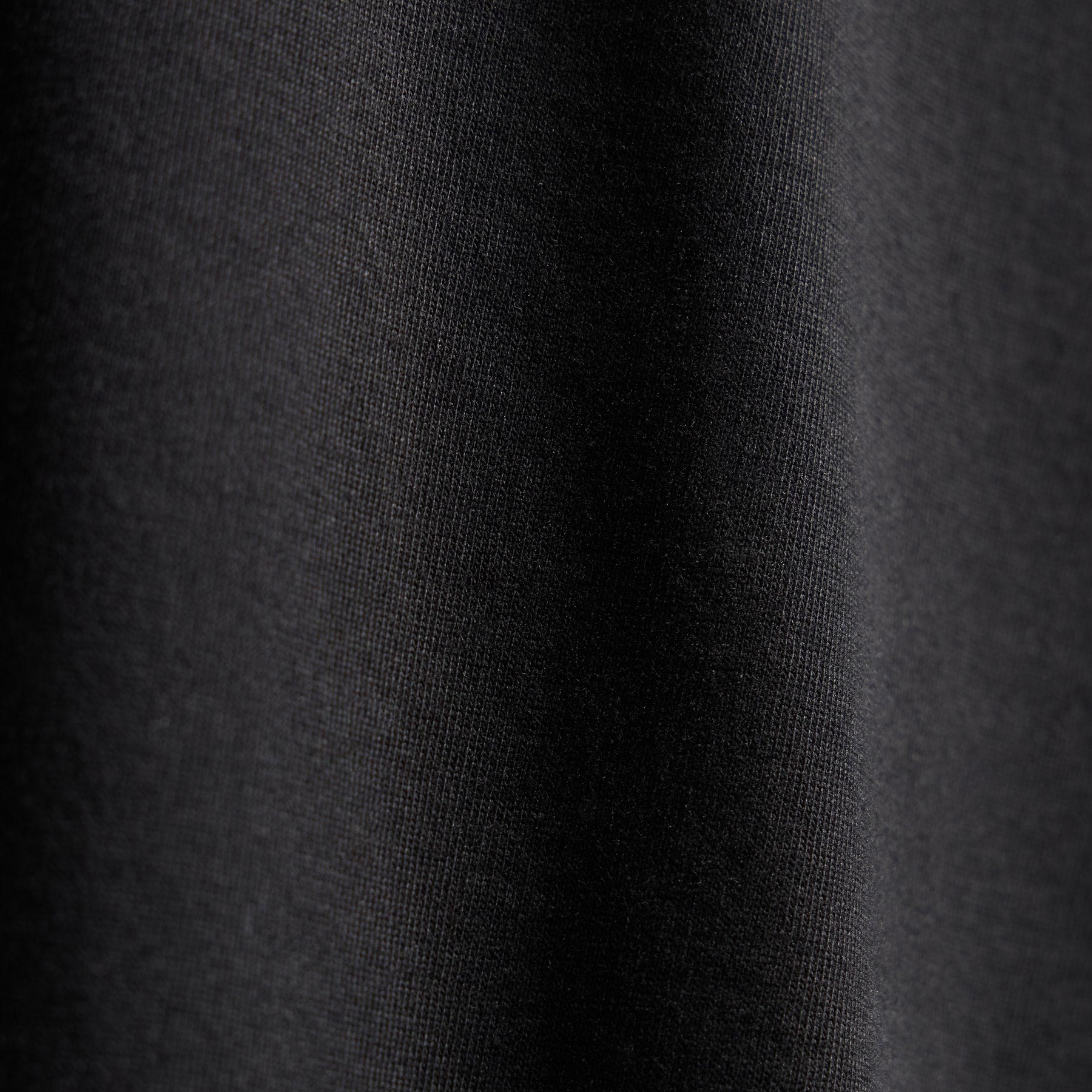 Heavy Luxe Jersey Half Zip - Black | James Perse Los Angeles