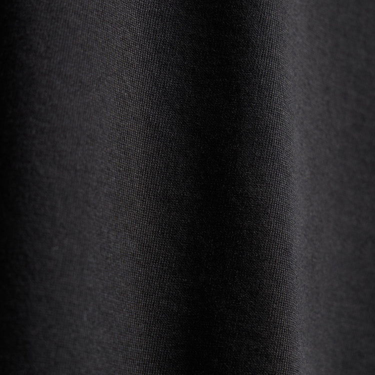 Luxury Organic Jersey Half Zip in Black | James Perse Los Angeles