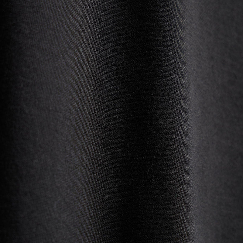 Luxury Organic Jersey Half Zip in Black | James Perse Los Angeles