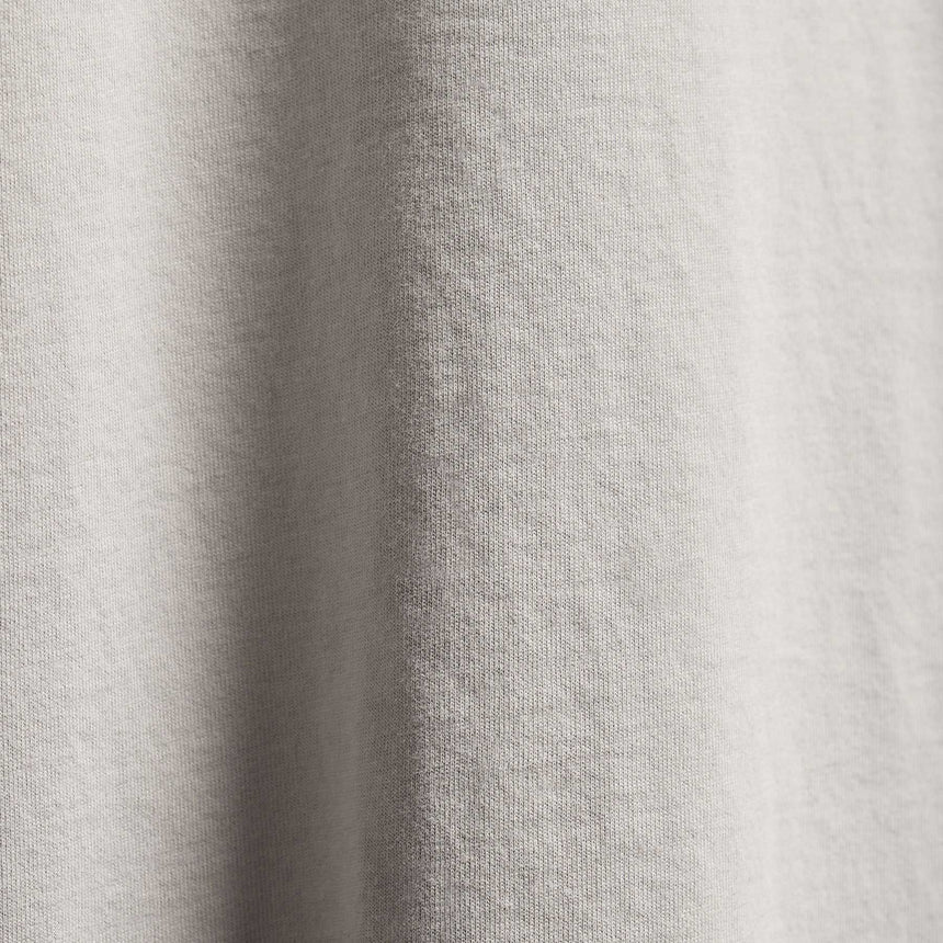 Luxury Organic Jersey Half Zip in Concrete | James Perse Los Angeles