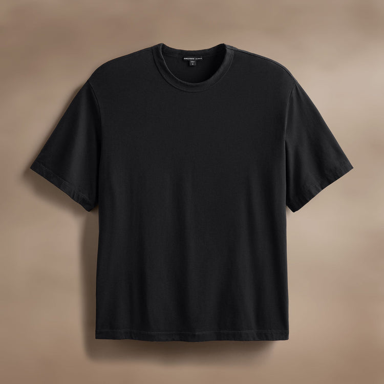 Heavy Luxe Jersey Oversized Crew