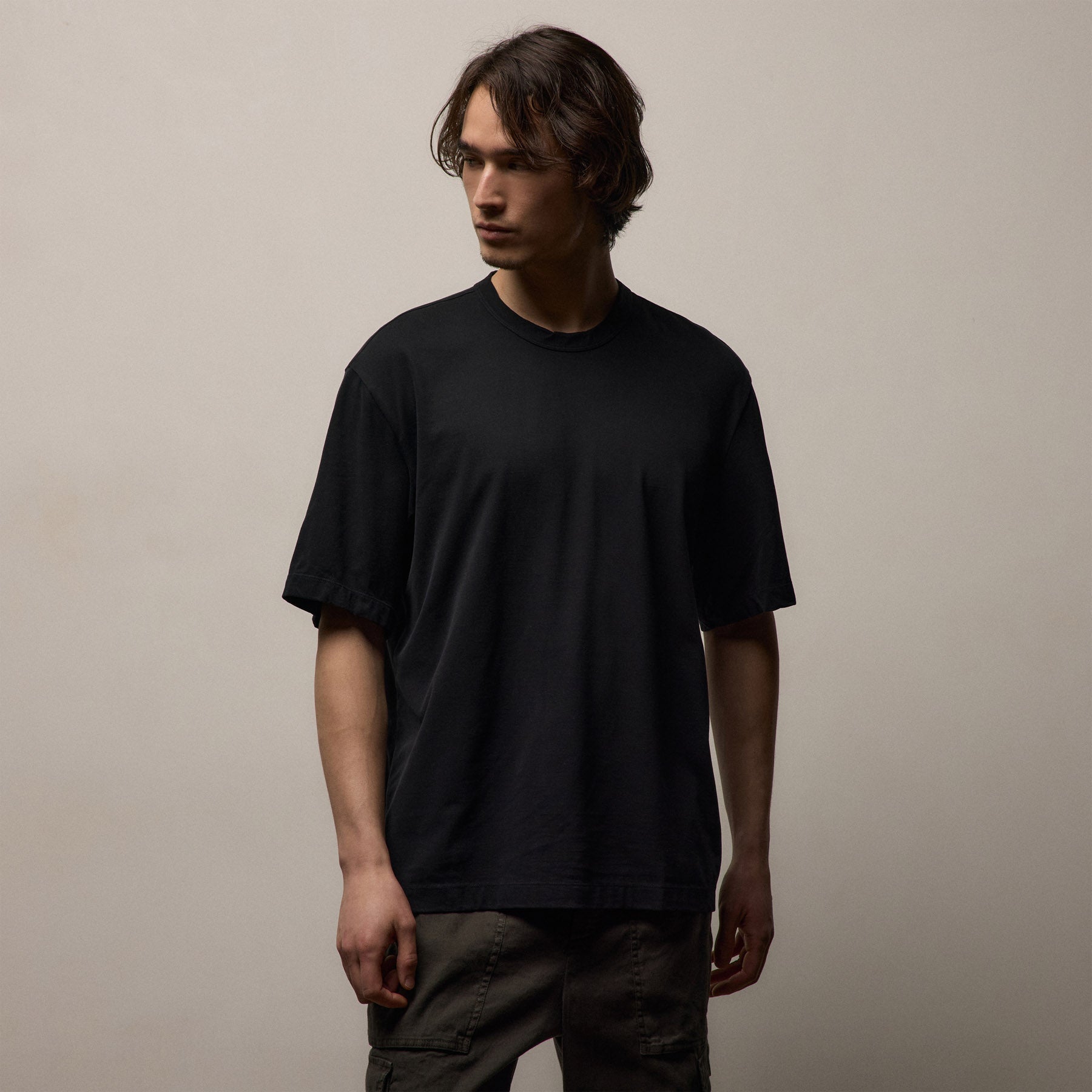 Heavy Luxe Jersey Oversized Crew