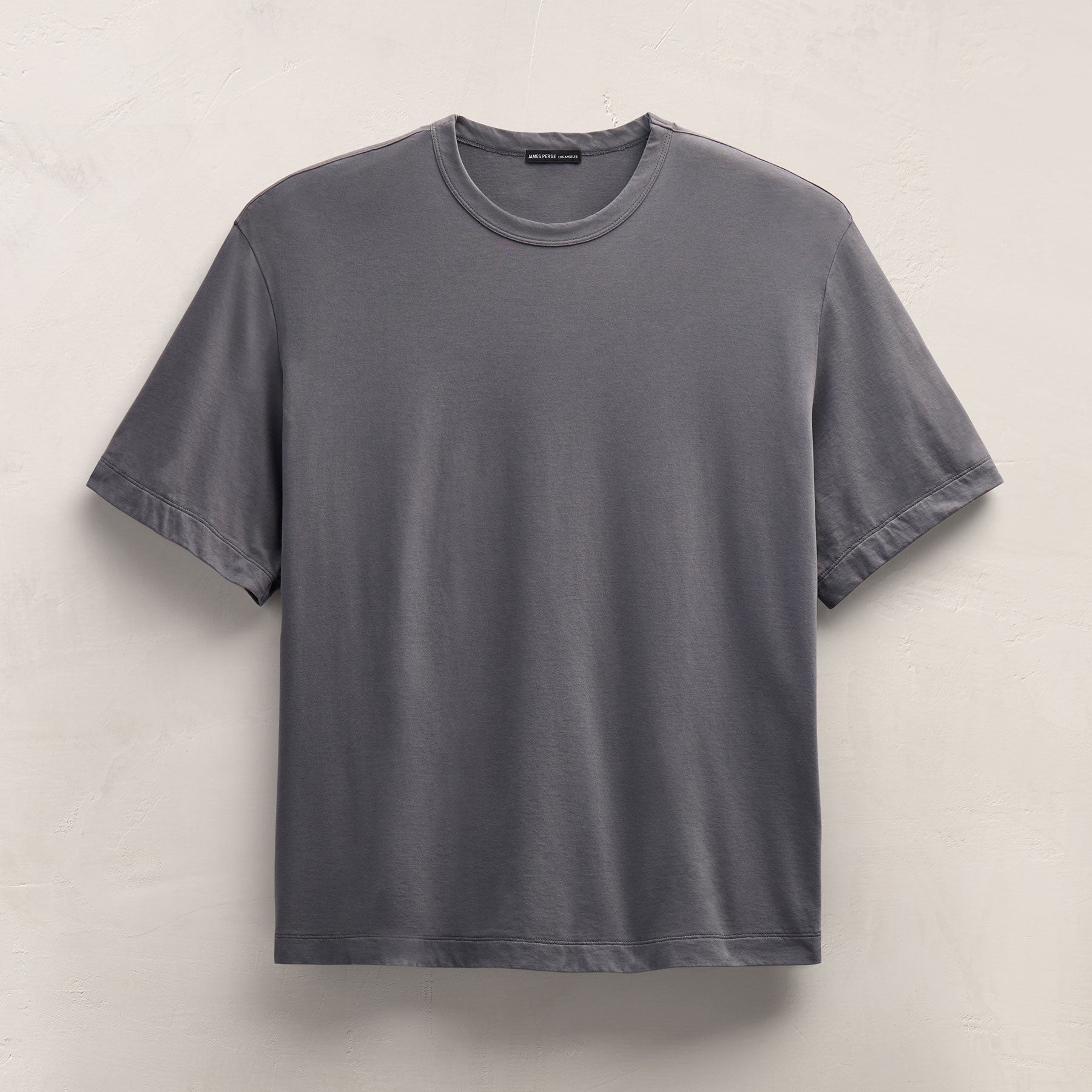 Heavy Luxe Jersey Half Zip - Concrete | James Perse Los Angeles