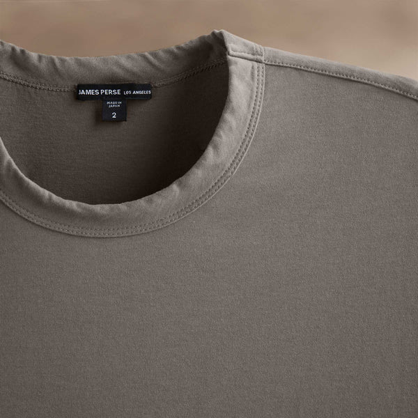 Luxe Organic Oversized Short Sleeve Tee in Granite | James Perse Los Angeles
