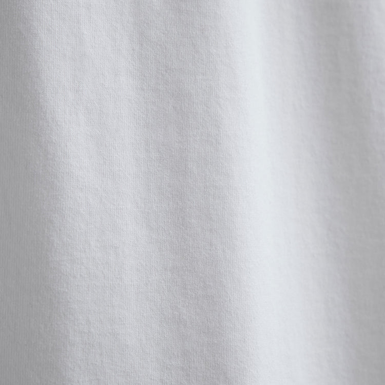 Heavy Luxe Jersey Oversized Crew in White | James Perse Los Angeles