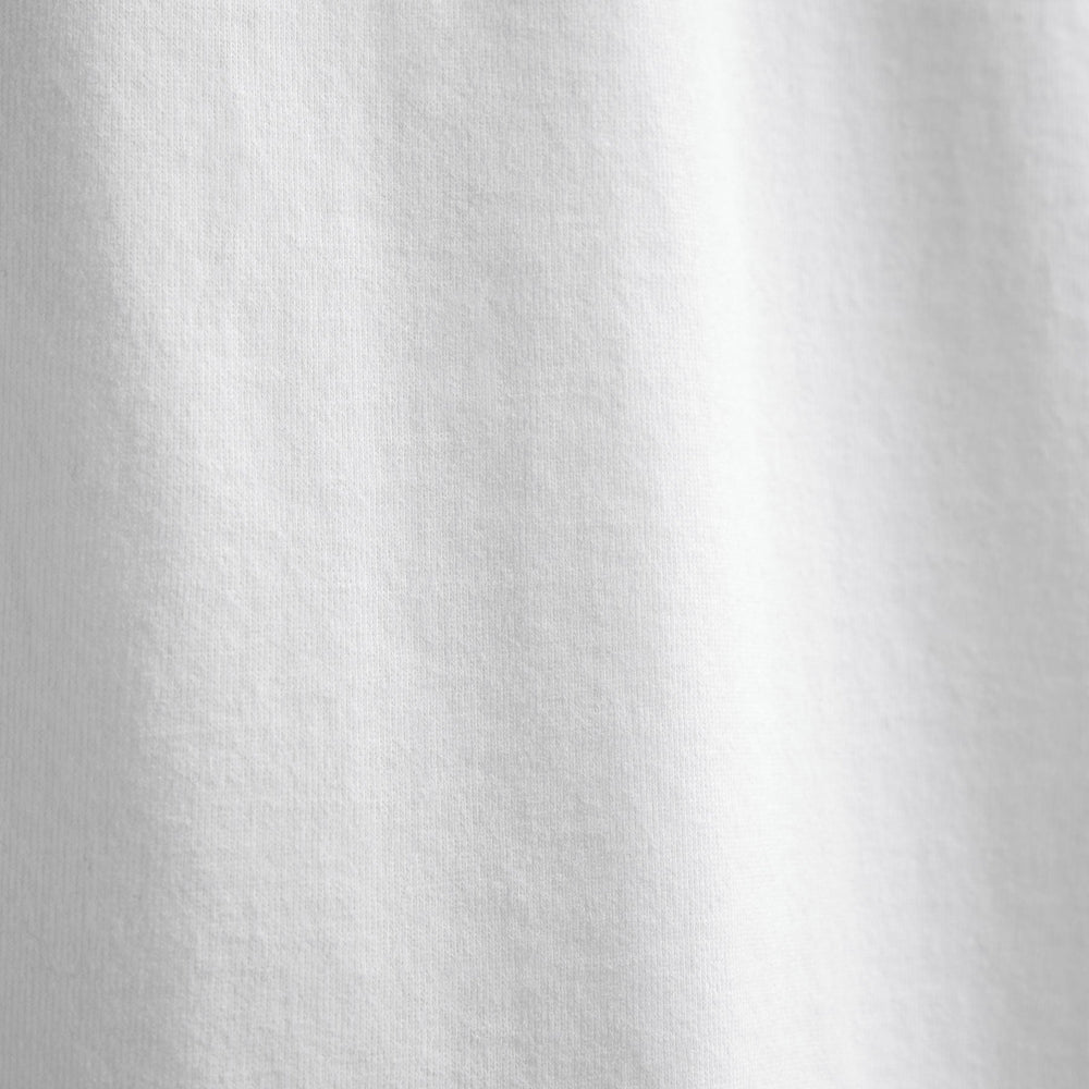 Heavy Luxe Jersey Oversized Crew in White | James Perse Los Angeles