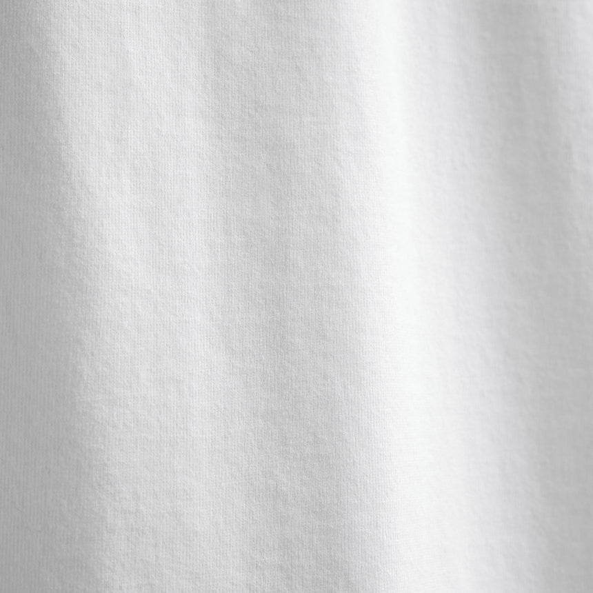 Heavy Luxe Jersey Oversized Crew in White | James Perse Los Angeles