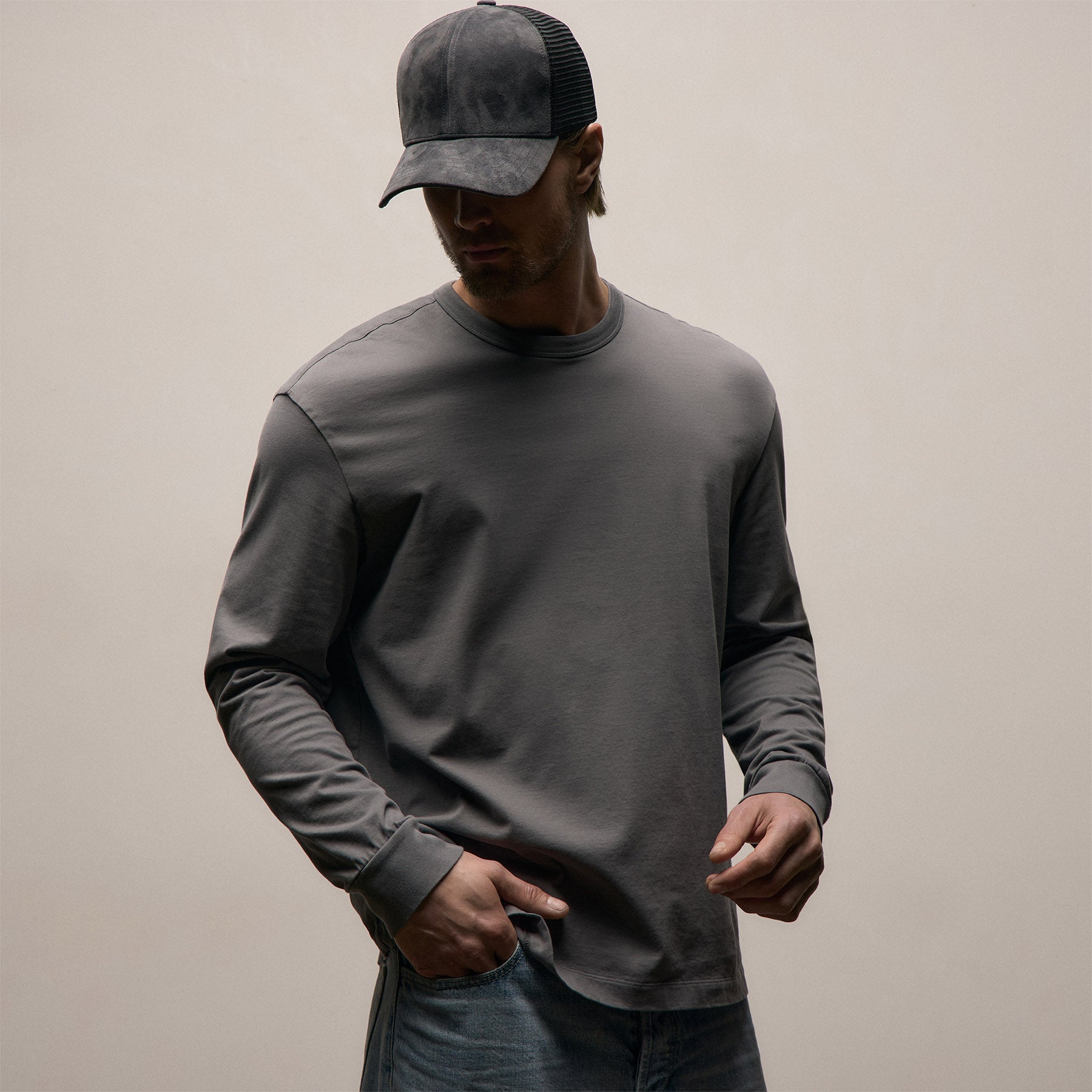 Heavy Luxe Jersey Oversized Long Sleeve from James Perse - $250