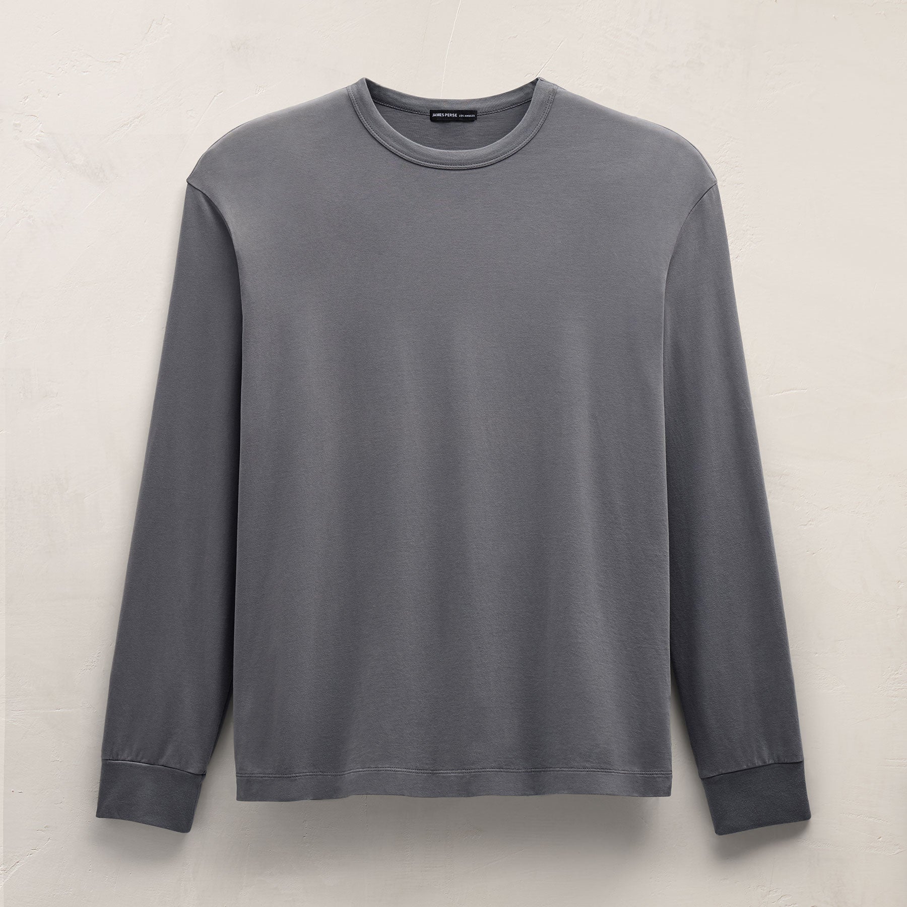 Long Sleeve Crew Neck - Grey Glacier | James Perse Los Angeles