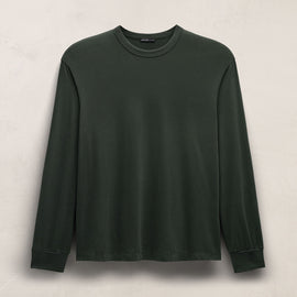 Heavy Luxe Jersey Oversized Long Sleeve - Fern