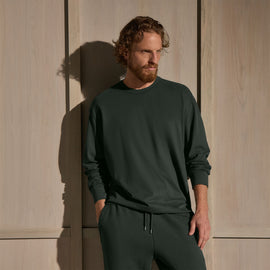 Heavy Luxe Jersey Oversized Long Sleeve - Fern
