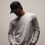 Heavy Luxe Jersey Oversized Long Sleeve in White | James Perse Los Angeles