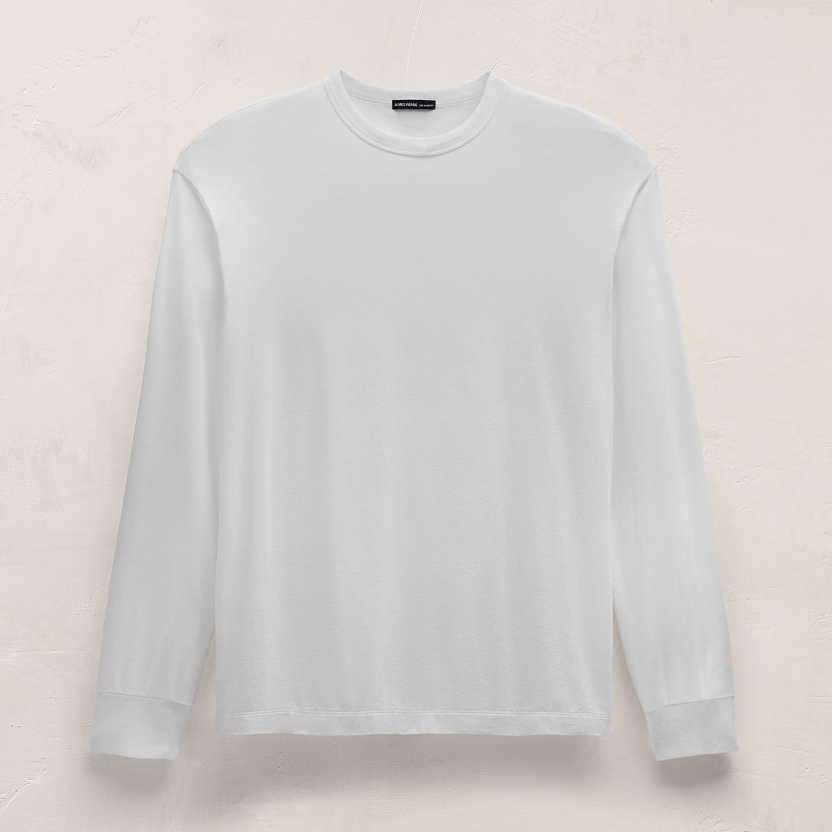 Heavy Luxe Jersey Oversized Long Sleeve in White | James Perse Los Angeles