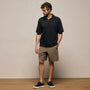 Heavy Luxe Jersey Oversized Polo in Black | James Perse Los Angeles