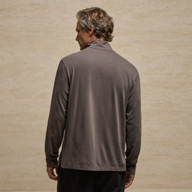 Heavy Luxe Funnel Neck in Dusty Brown | James Perse Los Angeles