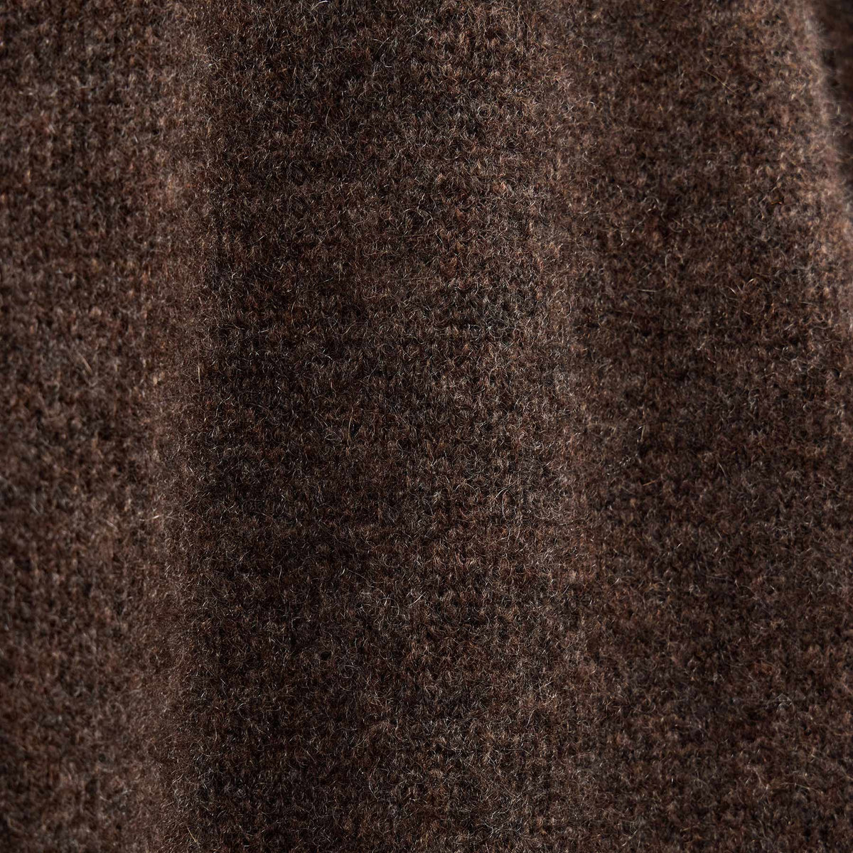 Lightweight Textured Cashmere Knit Zip Up Hoodie in Bark | James Perse Los Angeles FLAT