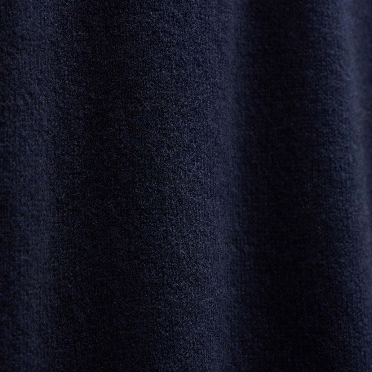 Mid Gauge Cashmere Knit Zip Up Hoodie in Deep Navy | James Perse Los Angeles