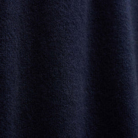 Mid Gauge Cashmere Knit Zip Up Hoodie in Deep Navy | James Perse Los Angeles