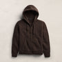 Lghtwght Cashmere Full Zp Hoodie - Bark | James Perse Los Angeles
