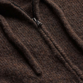 Lghtwght Cashmere Full Zp Hoodie - Bark | James Perse Los Angeles