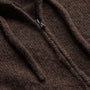 Lghtwght Cashmere Full Zp Hoodie - Bark | James Perse Los Angeles