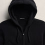 Lghtwght Cashmere Full Zp Hoodie - True Black | James Perse Los Angeles