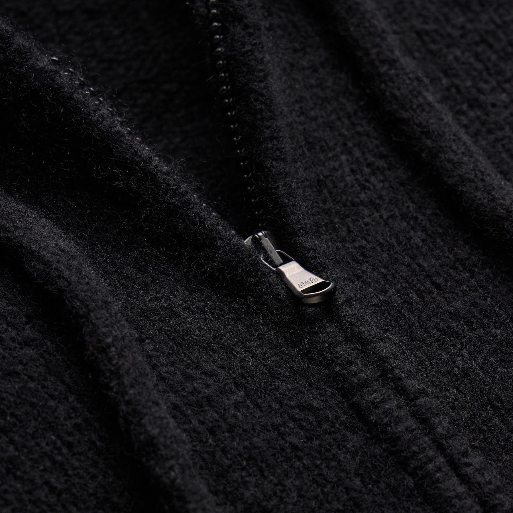 Lghtwght Cashmere Full Zp Hoodie - True Black | James Perse Los Angeles