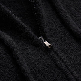 Lghtwght Cashmere Full Zp Hoodie - True Black | James Perse Los Angeles