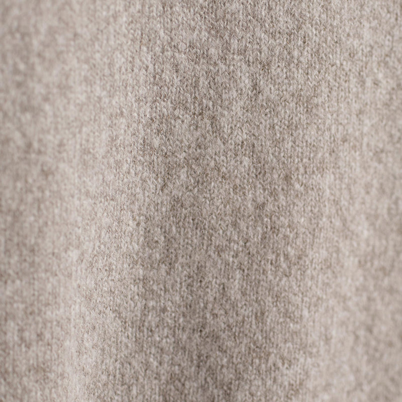 Lightweight Textured Cashmere VinNeck in Hazel | James Perse Los Angeles