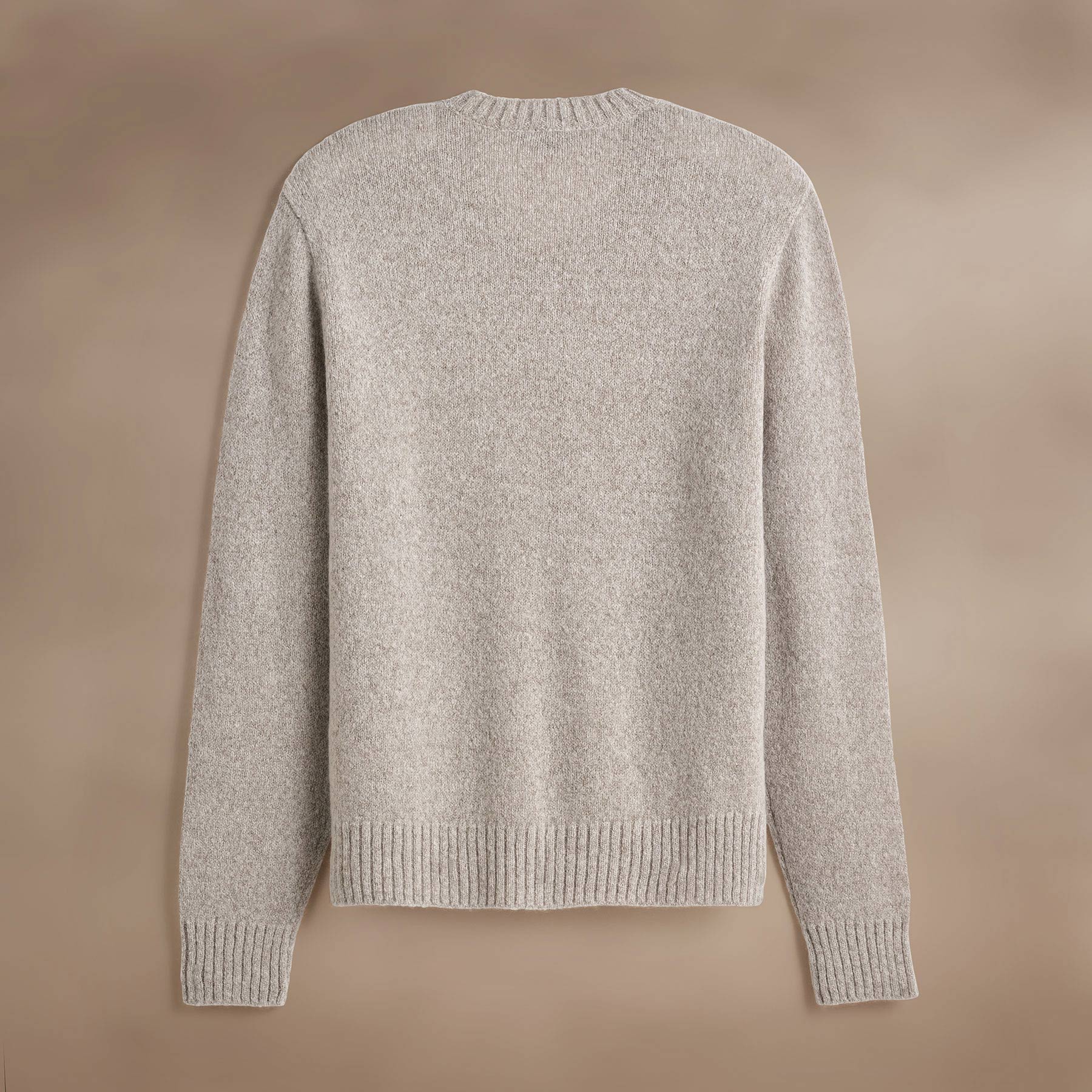 Lightweight Textured Cashmere VinNeck in Hazel | James Perse Los Angeles