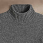 Cashmere Funnel Neck Sweater in Thunder | James Perse Los Angeles