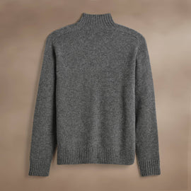 Cashmere Funnel Neck Sweater in Thunder | James Perse Los Angeles