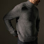 Cashmere Funnel Neck Sweater in Thunder | James Perse Los Angeles