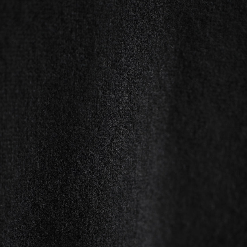 Cashmere Funnel Neck Sweater in True Black | James Perse Los Angeles