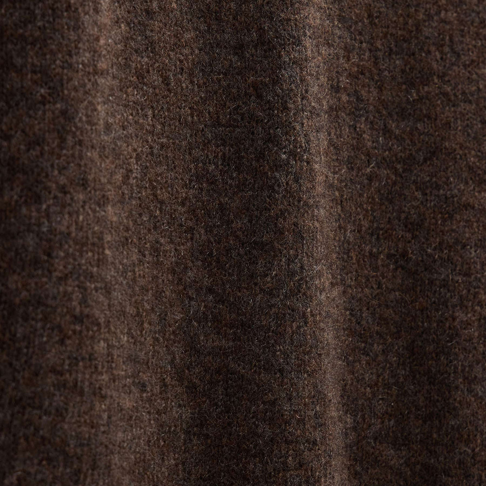 Lightweight Textured Cashmere Crew in Bark | James Perse Los Angeles