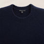Lightweight Textured Cashmere Crew in Deep Navy | James Perse Los Angeles
