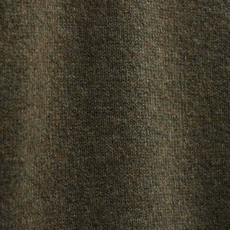 Lightweight Textured Cashmere Crew in Fir | James Perse Los Angeles