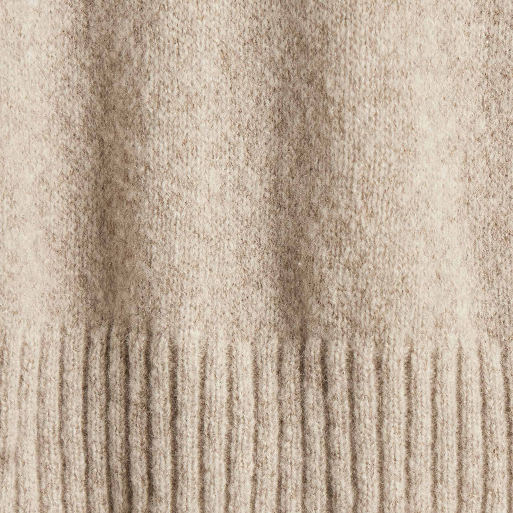Lightweight Textured Cashmere Crew  in Hazel | James Perse Los Angeles