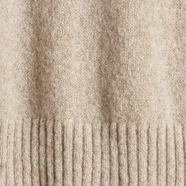 Lightweight Textured Cashmere Crew  in Hazel | James Perse Los Angeles