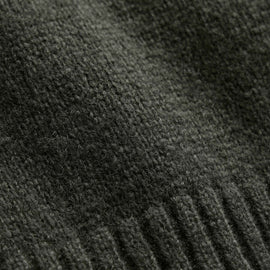 Lightweight Textured Cashmere Crew - Pine