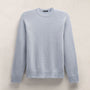 Lightweight Textured Cashmere Crew in Pale Blue | James Perse Los Angeles FLAT