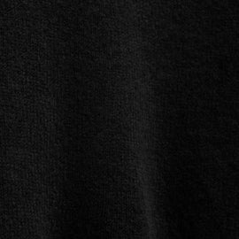 Lightweight Textured Cashmere Crew in True Black | James Perse Los Angeles