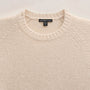 Lightweight Textured Cashmere Crew in Wheat | James Perse Los Angeles